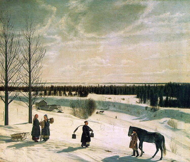 Nikifor Krylov Russian Winter China oil painting art